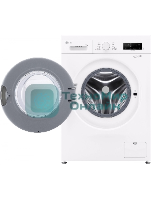 Стиральная машина LG F2Y1HS3W белый, загрузка фронтальная 7 кг, 1200 об/мин., класс: А