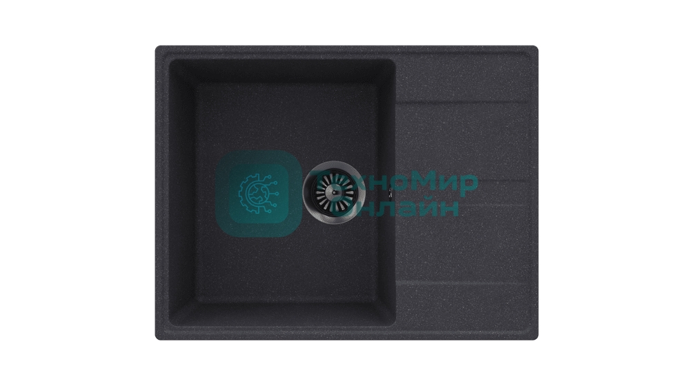 Кухонная мойка Maunfeld Lacrima 650 MFQS-650DGR темно-серый