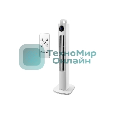 Колонный вентилятор BRAYER BR4957, эл.упр.,пульт ДУ,вращение,мощ-ть60Вт, LED дисплей, 3 скор.Таймер