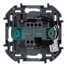 Выключатель 1-клавишный с подсветкой/индикацией, 10AX, 250 В, алюминий