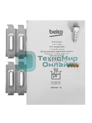 Встраиваемая газовая варочная поверхность Beko HIYG 64225 SXO нержавеющая сталь