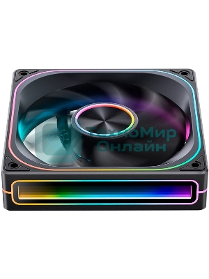 Кулер для корпуса JONSBO ZA-120BR Reverse (120x120x28мм, 4-pin PWM, ARGb, 62.4CFM, 37.3dBA, 2400RPM, черный)