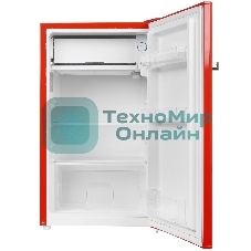 Холодильник Ascoli ADFRR90 красный однокамерный 85/15л морозилка сверху