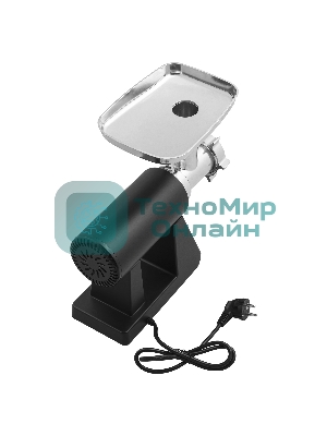 Мясорубка электрическая BBK MG3000 черный, 2500 Вт, 2.5 кг/мин, реверс, защита от перегрузки, металлический лоток, насадки - 7