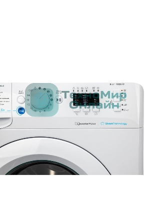 Стиральная машина Indesit BWSA 6109 WWV RU белый, загрузка фронтальная 6 кг, 1000 об/мин, класс: A