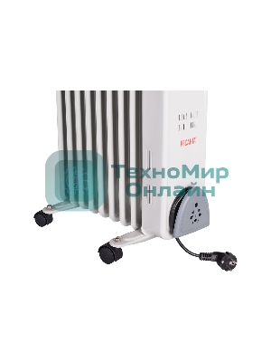 Обогреватель масляный Ресанта ОМ- 9Н (9 секций), белый, 2000 Вт, 20 м2, термостат 67/3/8