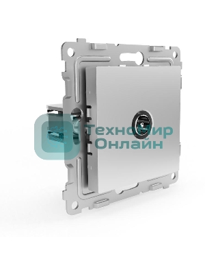 Коннектор TV TOKOV ELECTRIC СП Pixel механизм алюм.