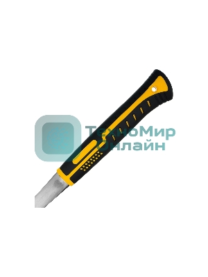 Молоток-гвоздодер Denzel 450 г, цельнометаллический, двухкомпонентная рукоятка