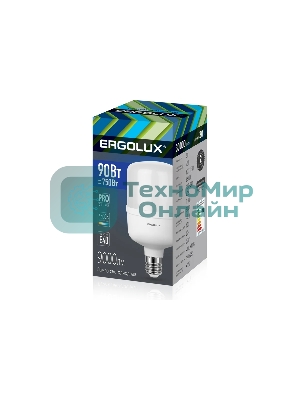 Лампа светодиодная ERGOLUX (14332) LED-HW-90W-E40-6K серия PRO