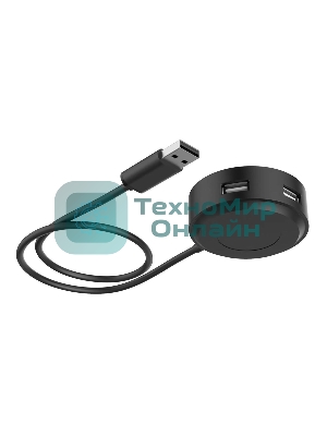 Разветвитель USB 2.0 A4Tech HUB-20 4порт. черный