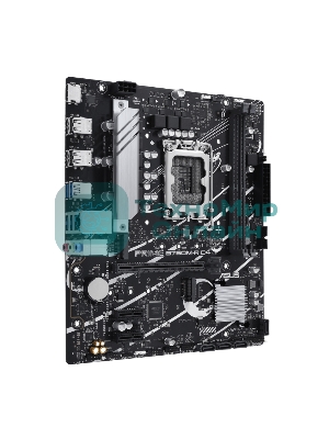 Материнская плата ASUS PRIME B760M-R D4, LGA 1700, Intel B760, 2xDDR4, 4xSATA, 2xM.2, 1xPCIe 4.0 x16, 1xPCIe x1, 1xHDMI, 1x 2.5Gb LAN, 4xUSB-A 2.0, 4xUSB-A 3.2 Gen 1, 3x3.5 мм, 7.1, mATX