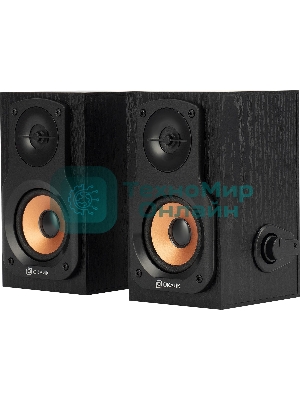 Акустическая система Oklick OK-162 2.0 темное дерево 8Вт