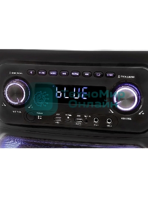 Минисистема Supra SMB-2050, 180Вт, FM USB BT SD, черный