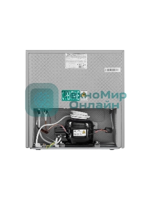 Холодильник Maunfeld MFF50SL серебристый матовый однокамерный 46л