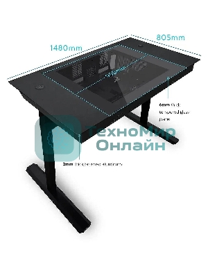 Компьютерный корпус Lian-Li DK07X черный без БП E-ATX 10x120мм 3x140мм 2xUSB3.0 audio bott PSU