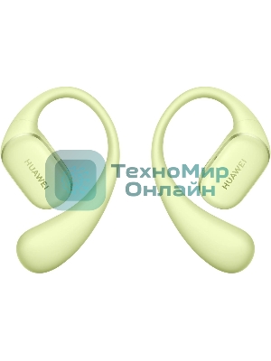 Наушники TWS Huawei FreeArc (Moose-T00) зеленый, открытые (накладные с дужкой), Bluetooth, до 7 ч