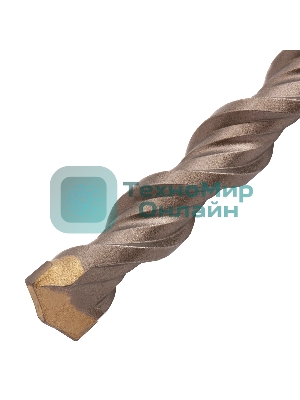 Бур по бетону Denzel двойная спираль, Cobalt W-tip, 16x600 мм, SDS PLUS