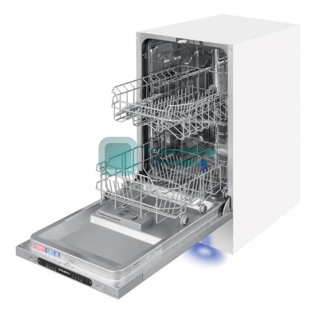 Встраиваемая посудомоечная машина Maunfeld MLP4249G02, серебристый, 44.8 см, 9 компл., 49 дБ, класс A++