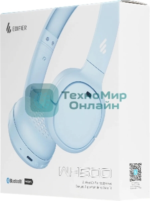 Гарнитура накладные Edifier WH500 синий беспроводные