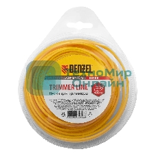 Леска для триммера Denzel квадратная, 2.0мм х 15м, блистер