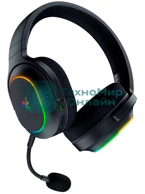 Гарнитура Razer Barracuda X Chroma чёрный, беспроводная, радиоканал, до 70 ч, съёмный микрофон, подсветка