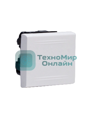 Выключатель 1-кл. 2мод. СП VIVA 16А IP20 белый ДКС 45021