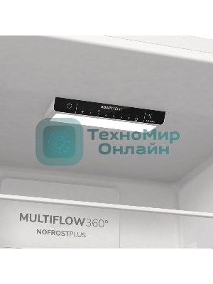 Холодильник Gorenje NRK619EEW4 белый двухкамерный 203/99л морозилка снизу, No Frost