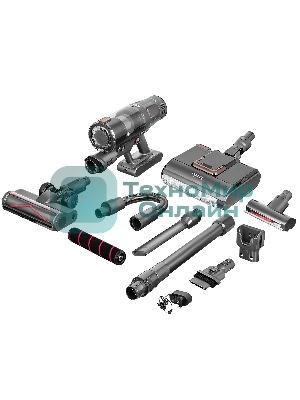 Пылесос вертикальный моющий Red Solution X20 темно-серый/серый, питание от аккумулятора, 220 Вт, уборка влажная/сухая, пылесборник 1.4 л