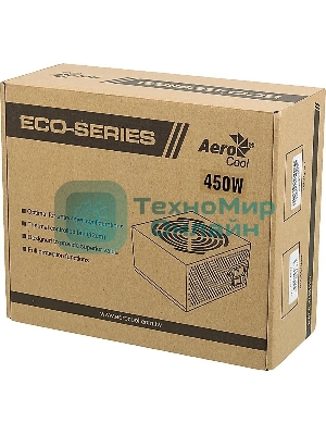 Блок питания Aerocool/Formula ECO-450W, 450Вт, 120мм, серебро