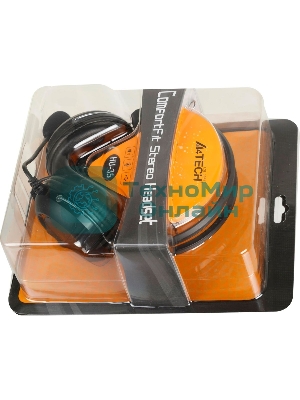 Гарнитура A4Tech HU-35 чёрный, проводная