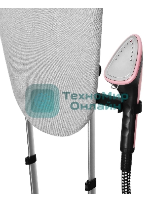 Отпариватель Hyundai H-US02543 розовый/черный, 1800 Вт, 40 г/мин, 1350 мл