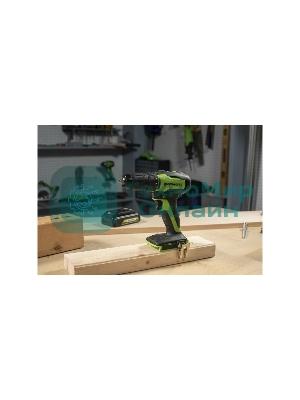 Дрель-шуруповерт аккумуляторная GREENWORKS GD24DD35, Аккумуляторная, без АКБ и ЗУ