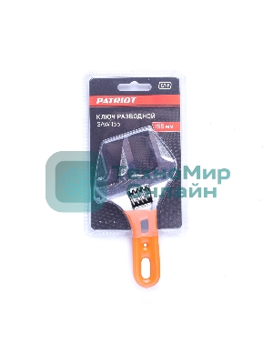 Ключ разводной Patriot SAW 155, Cr-V, тонкие губки, укороченная рукоять, 155 мм, зев 41 мм