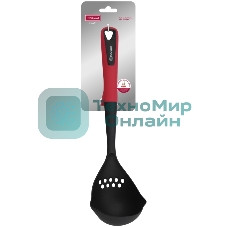 Половник для первых блюд Rondell Craft RD-1872 черный/красный упак.:картонная подложка