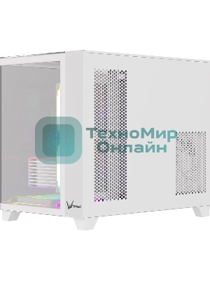 Компьютерный корпус AeroCool/Formula Crystal Z9ML Floe белый без БП mATX 4x120мм 2xUSB 3.0 1xUSB3.1 audio bott PSU