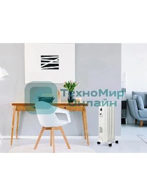Обогреватель масляный Ballu Comfort BOH/CM-05WDN 1000 (5 секций) белый, 1000 Вт, 15 м2, термостат