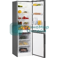 Холодильник Nordfrost NRG 162NF GSS серый мрамор двухкамерный 205/105л морозилка снизу, No Frost