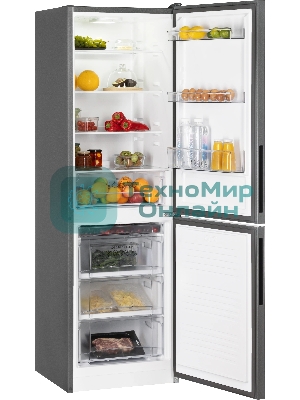 Холодильник Nordfrost NRG 162NF GSS серый мрамор двухкамерный 205/105л морозилка снизу, No Frost