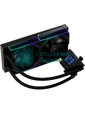 Система жидкостного охлаждения Thermalright Core Matrix 240 Vision (240мм, LED, Black, ARGB/Fans: 2x120мм, 68.9CFM, 28.2dBA, 2000RPM/Pump height 64.4мм, Rad thickness 27мм/S: 1700, 1200, 1851, 115X, AM5, AM4)
