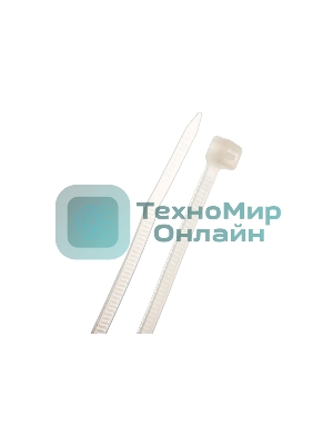 Нейлоновые стяжки Fortisflex КСС 4х150 мм белый 100 шт