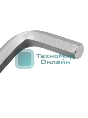 Набор ключей имбусовых Denzel, HEX, 1,5-10 мм, CrV, 9 шт., удлиненные