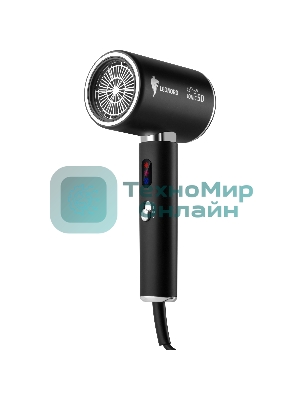 Фен LEONORD LE-1226 черный, 2000 Вт, ионизация