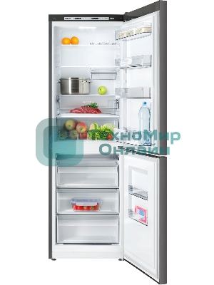 Холодильник Atlant XM 6623-159 черный металлик двухкамерный 182/159л морозилка снизу