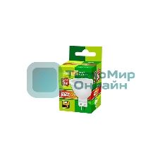 Лампа светодиодная JazzWay PLED-ECO-JCDR 5Вт 3000К теплый белый GU5.3 400лм 220-240В