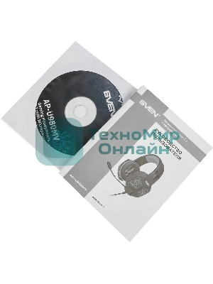 Гарнитура проводная SVEN AP-U980MV, черный-синий (USB, LED, 7.1, 2.2m)