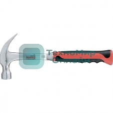 Молоток-гвоздодер Matrix 10460, 450 г, цельнометаллический, двухкомпонентная рукоятка