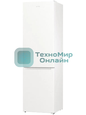 Холодильник Gorenje NRK6201EW4 белый двухкамерный 235/96 л морозилка снизу, No Frost
