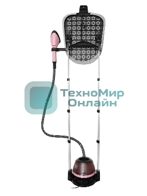 Отпариватель Hyundai H-US02543 розовый/черный, 1800 Вт, 40 г/мин, 1350 мл