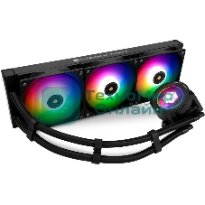 Система жидкостного охлаждения Thermalright Core Vision 360 (360mm, LED, Black, ARGB/Fans: 3x120mm, 72.37CFM, 27.7dBA, 2000RPM/Pump height 66mm, Rad thickness 27mm/S: 1700, 1200, 1851, 115X, 2011, 2066, AM5, AM4)