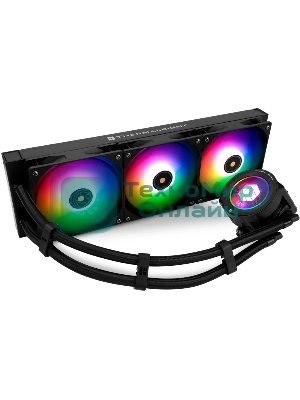 Система жидкостного охлаждения Thermalright Core Vision 360 (360mm, LED, Black, ARGB/Fans: 3x120mm, 72.37CFM, 27.7dBA, 2000RPM/Pump height 66mm, Rad thickness 27mm/S: 1700, 1200, 1851, 115X, 2011, 2066, AM5, AM4)
